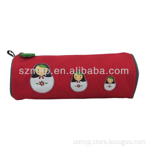 Good Quality and Lovely Round Pencil Case/Pencil Bag for Student